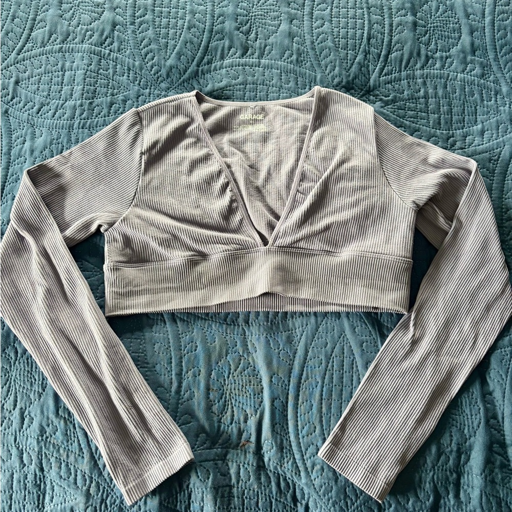 GARAGE Purple Long Sleeve Top